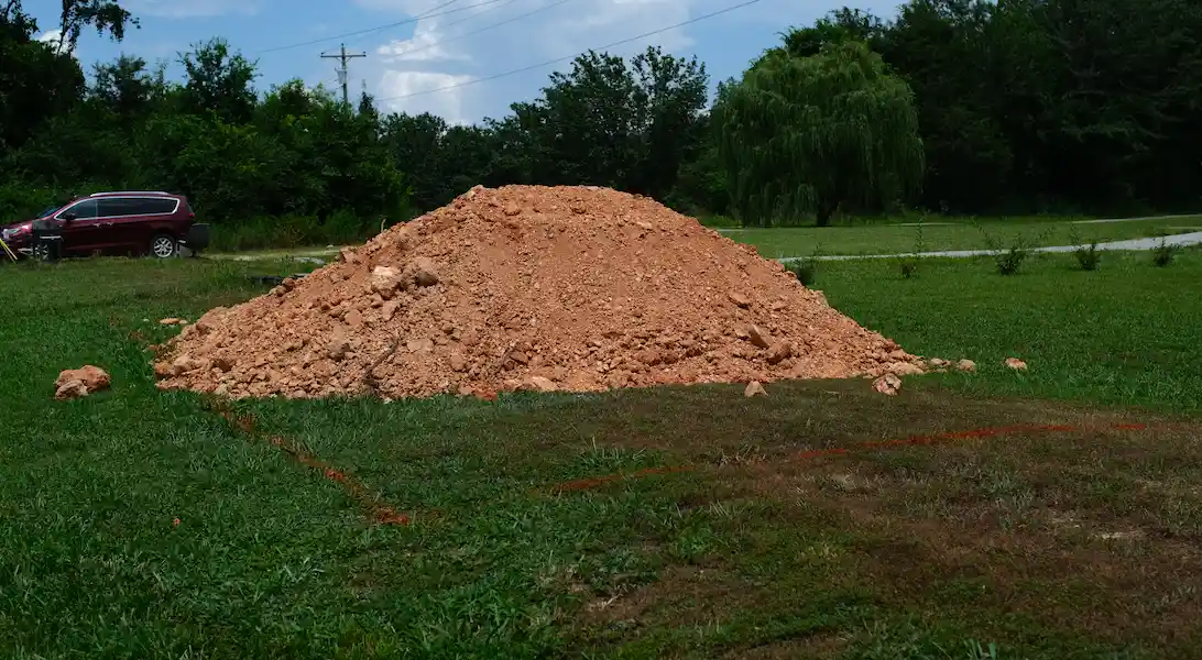 building pad preparation in hogjaw valley