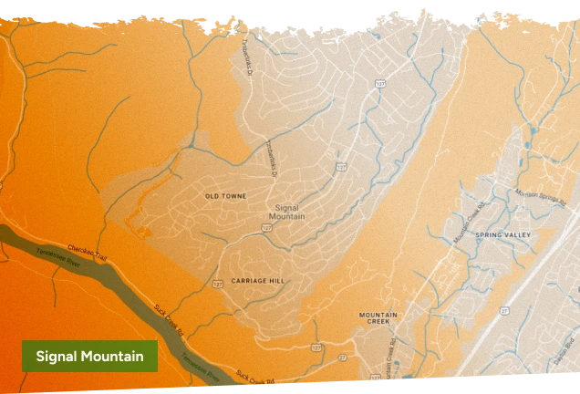 excavation services on signal mountain